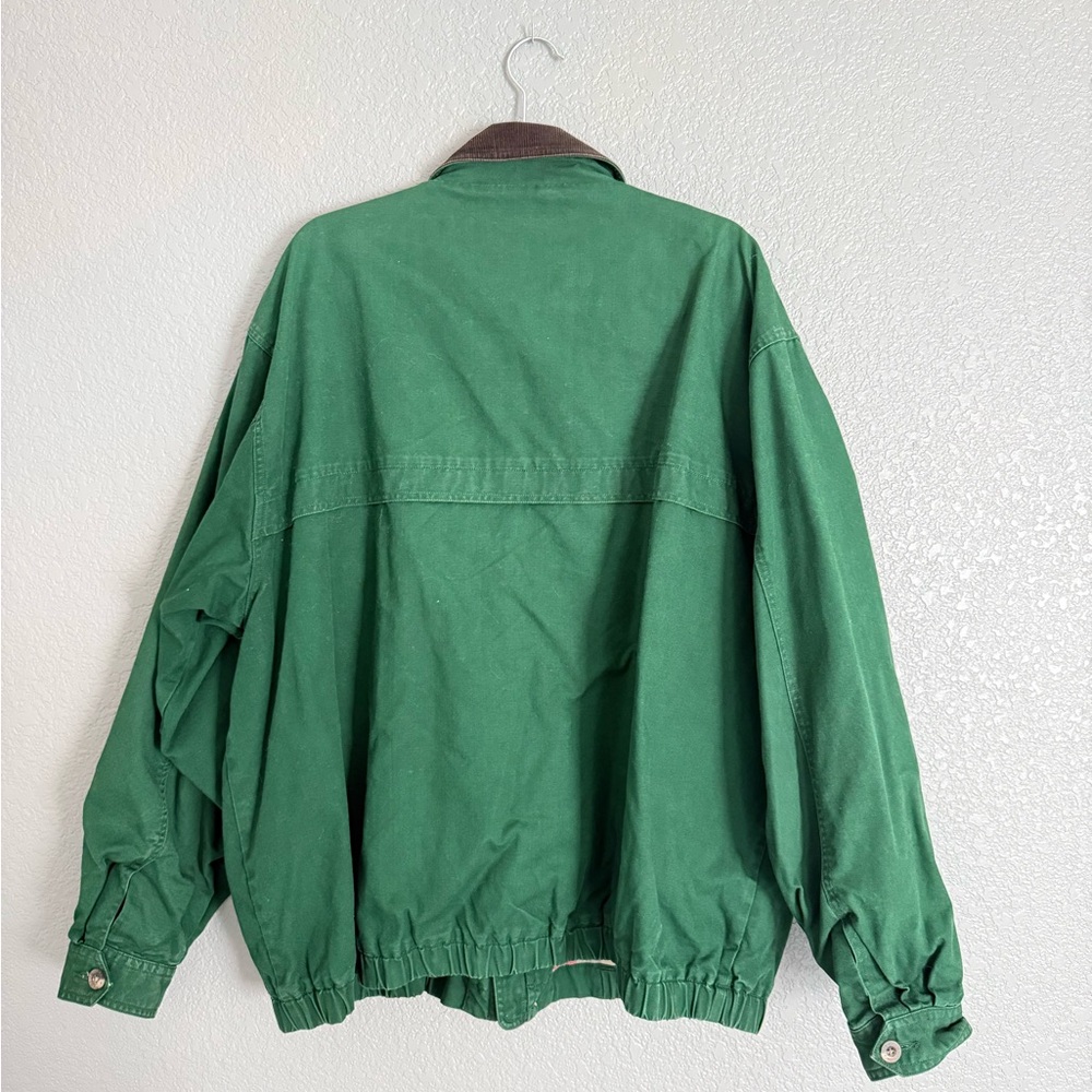 Vintage Eddie Bauer Mens Green Barn Coat Jacket 90s XL - Picture 3 of 10